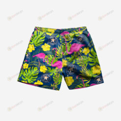 Houston Astros Highlights Hawaiian Men Shorts Swim Trunks - Print Shorts