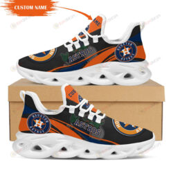 Houston Astros Mascot Logo Custom Name 3D Max Soul Sneaker Shoes