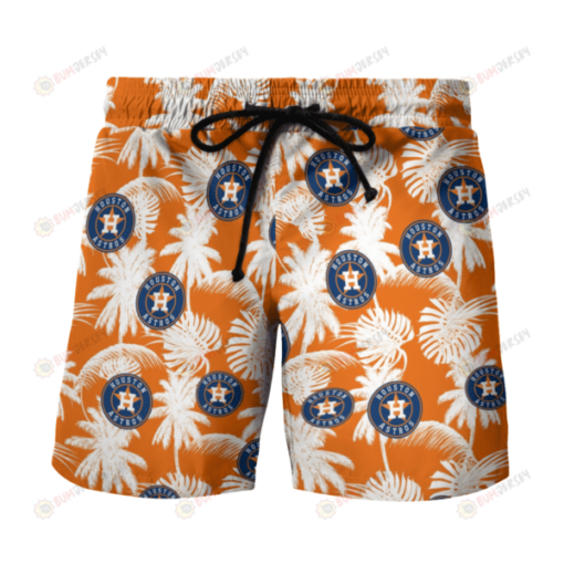 Houston Astros Tropical Hawaiian Short Summer Shorts Men Shorts - Print Shorts