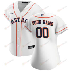Houston Astros Women's Home Custom Jersey - White