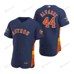 Houston Astros Yordan Alvarez 44 Navy 2022-23 World Series Jersey