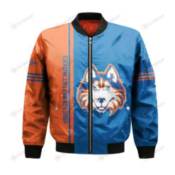 Houston Baptist Huskies Bomber Jacket 3D Printed Half Style