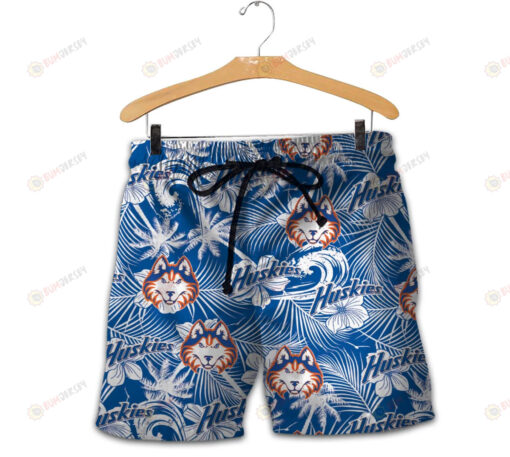 Houston Baptist Huskies Men Shorts Tropical Seamless