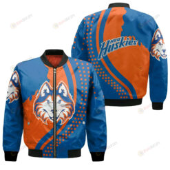 Houston Baptist Huskies - USA Map Bomber Jacket 3D Printed