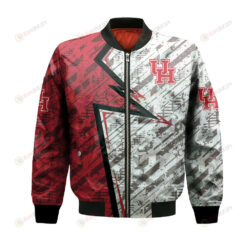 Houston Cougars Bomber Jacket 3D Printed Abstract Pattern Sport