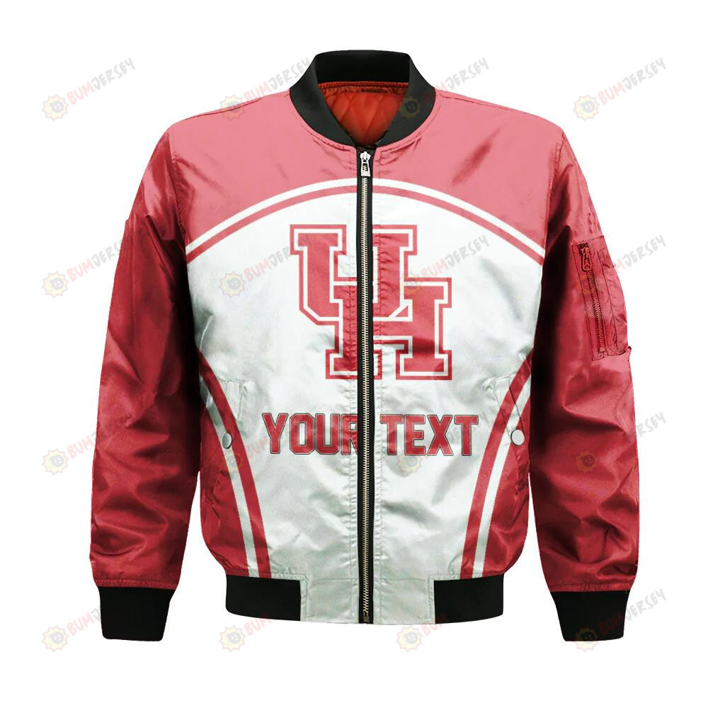 Houston Cougars Bomber Jacket 3D Printed Curve Style Sport