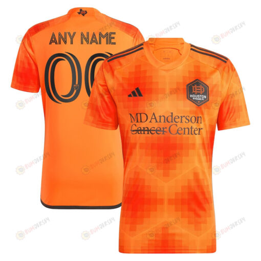 Houston Dynamo FC 2023 El Sol Men Custom Jersey - Orange