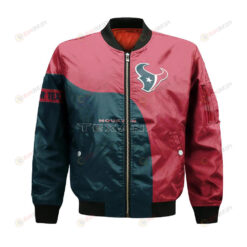 Houston Texans Bomber Jacket 3D Printed Curve Style Custom Text And Number