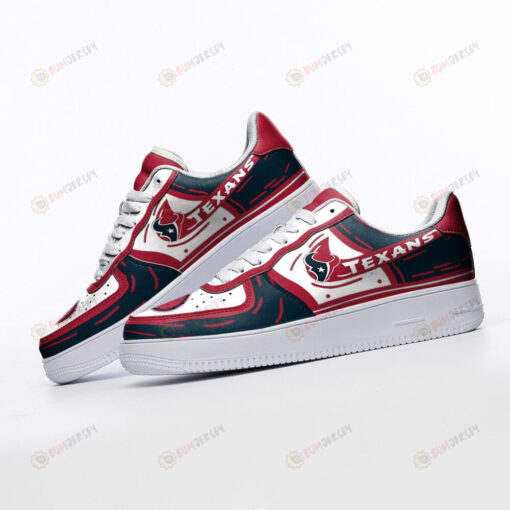 Houston Texans Comic Cartoon Logo Pattern Air Force 1 Printed