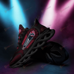 Houston Texans Logo Red Black 3D Max Soul Sneaker Shoes