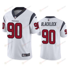 Houston Texans Ross Blacklock 90 White Vapor Limited Jersey
