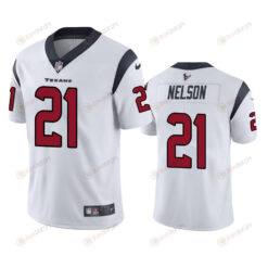 Houston Texans Steven Nelson 21 White Vapor Limited Jersey