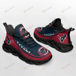 Houston Texans Team Logo 3D Max Soul Sneaker Shoes