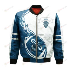 Howard Bison Bomber Jacket 3D Printed Flame Ball Pattern