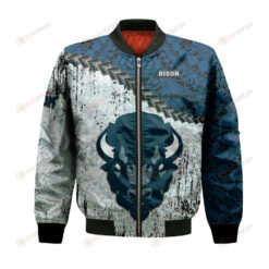 Howard Bison Bomber Jacket 3D Printed Grunge Polynesian Tattoo