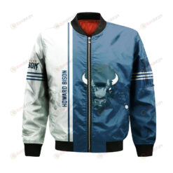 Howard Bison Bomber Jacket 3D Printed Half Style