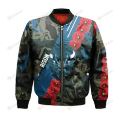 Howard Bison Bomber Jacket 3D Printed Sport Style Keep Go on