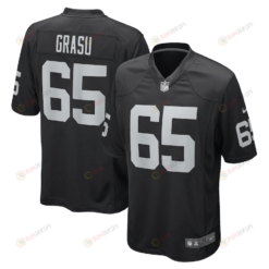 Hroniss Grasu Las Vegas Raiders Game Player Jersey - Black