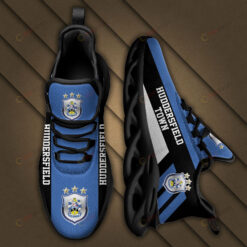 Huddersfield Town Logo Pattern 3D Max Soul Sneaker Shoes In Blue Black White