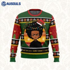 Huey Freeman The Boondocks Ugly Sweaters For Men Women Unisex