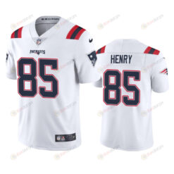 Hunter Henry 85 New England Patriots White Vapor Limited Jersey