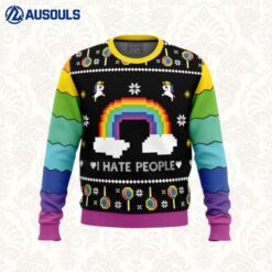 I Hate People Ugly Sweaters For Men Women Unisex