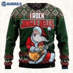 I Rock Jinglebells Santa Singing Ugly Sweaters For Men Women Unisex