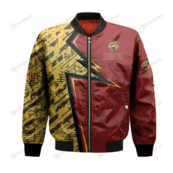 IUPUI Jaguars Bomber Jacket 3D Printed Abstract Pattern Sport