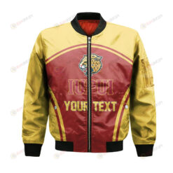 IUPUI Jaguars Bomber Jacket 3D Printed Curve Style Sport