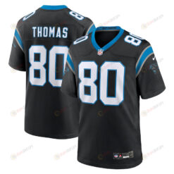 Ian Thomas 80 Carolina Panthers Team Game Men Jersey - Black