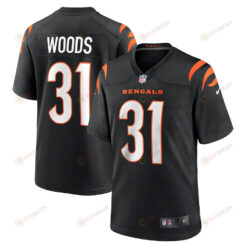 Ickey Woods 31 Cincinnati Bengals Player Game Men Jersey - Black