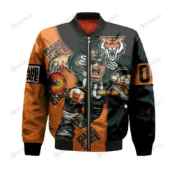 Idaho State Bengals Bomber Jacket 3D Printed Football