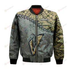 Idaho Vandals Bomber Jacket 3D Printed Grunge Polynesian Tattoo