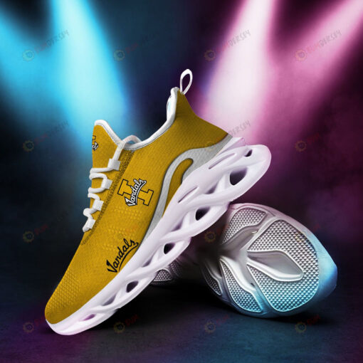 Idaho Vandals Logo Pattern 3D Max Soul Sneaker Shoes In Yellow