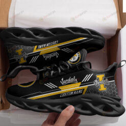 Idaho Vandals Logo Pattern Custom Name 3D Max Soul Sneaker Shoes In Black