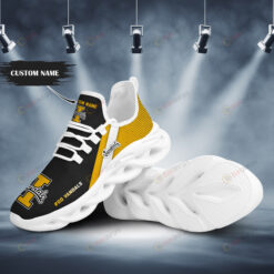 Idaho Vandals Logo Pattern Custom Name 3D Max Soul Sneaker Shoes In Yellow Black