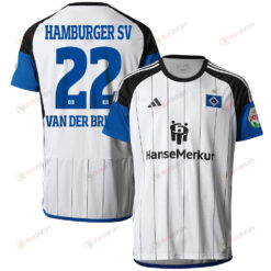 Ignace Van Der Brempt 22 Hamburger SV 2023-24 Home Men Jersey - White