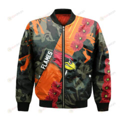 Illinois-Chicago Flames Bomber Jacket 3D Printed Sport Style Keep Go on