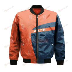 Illinois Fighting Illini Bomber Jacket 3D Printed Special Style