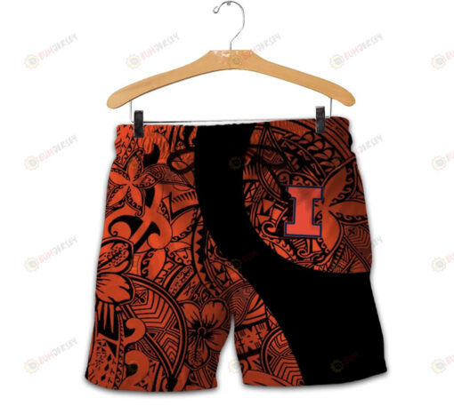 Illinois Fighting Illini Men Shorts Polynesian