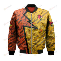 Illinois State Redbirds Bomber Jacket 3D Printed Abstract Pattern Sport