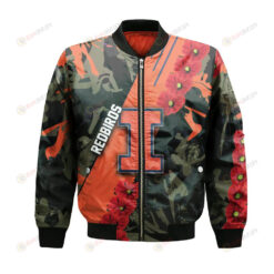 Illinois State Redbirds Bomber Jacket 3D Printed Sport Style Keep Go on