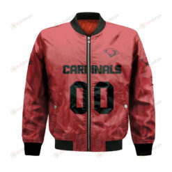 Incarnate Word Cardinals Bomber Jacket 3D Printed Team Logo Custom Text And Number