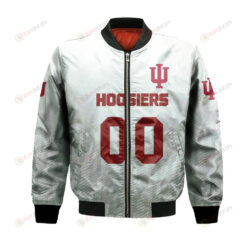 Indiana Hoosiers Bomber Jacket 3D Printed Team Logo Custom Text And Number