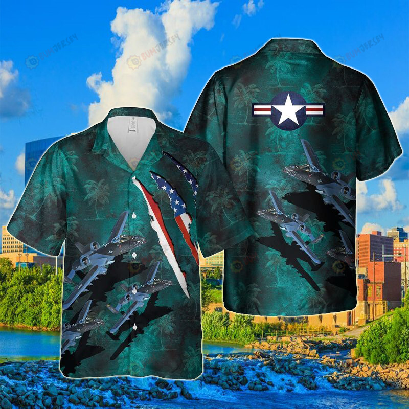 Indiana National Guard 122nd Fighter ??3D Printed Hawaiian Shirt