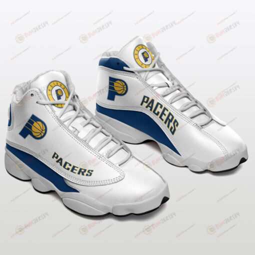 Indiana Pacers Logo Pattern Air Jordan 13 Shoes Sneakers