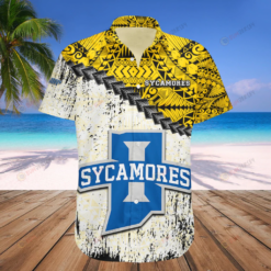 Indiana State Sycamores ??3D Printed Hawaiian Shirt