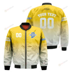 Indiana State Sycamores Fadded Bomber Jacket 3D Printed