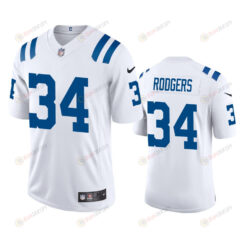 Indianapolis Colts 34 Isaiah Rodgers White Jersey