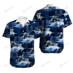 Indianapolis Colts Coconut Tree Island Hawaiian Shirt